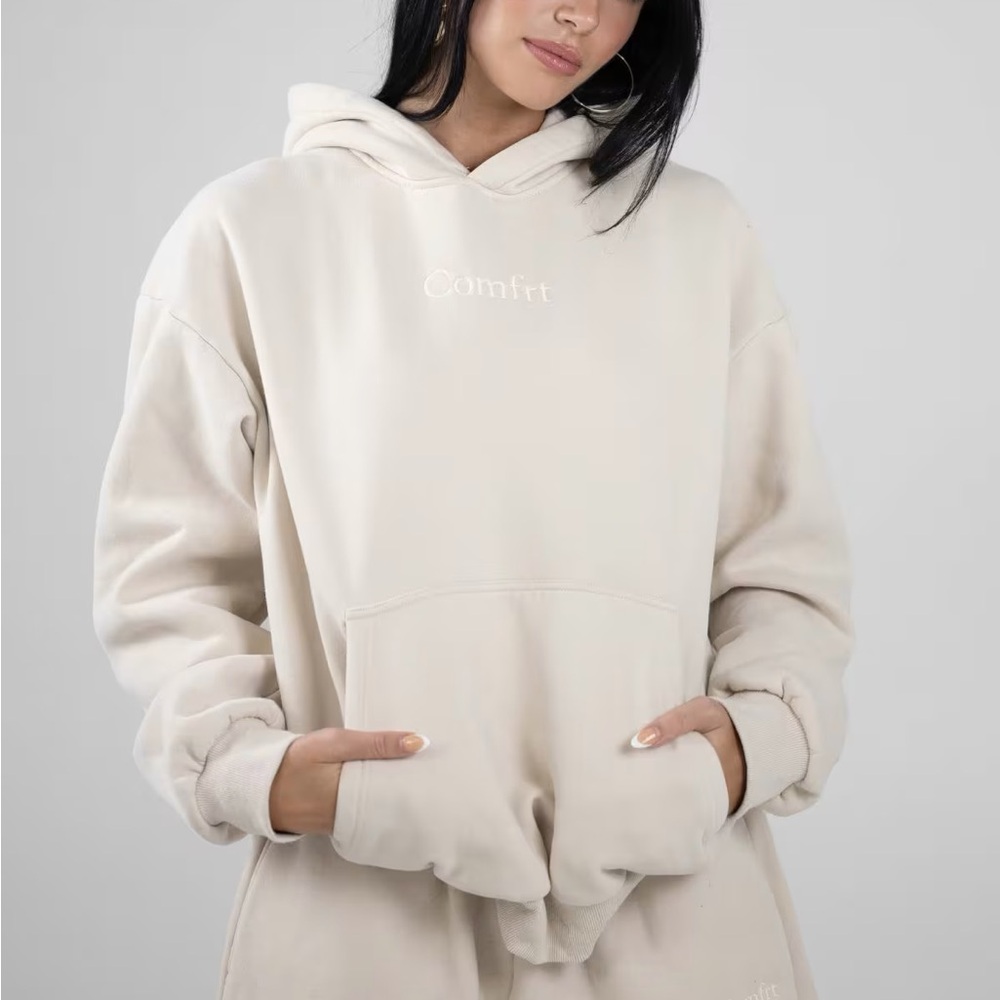 Comfrt Signature Fit Hoodie in Bone